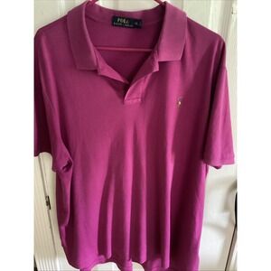 RALPH LAUREN XXL POLO SHIRT PURPLE PREOWNED